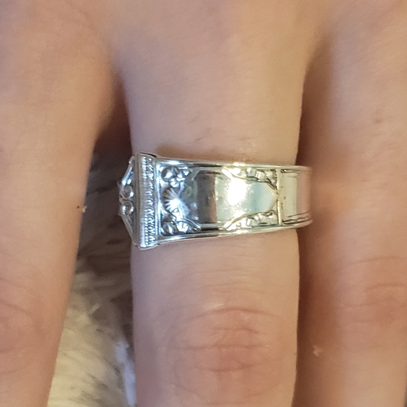 Antique 1916 Tiffany & Company Spoon Ring #16 - Picture 2 of 13